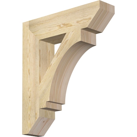 Imperial Slat Rough Sawn Bracket, Douglas Fir, 6W X 26D X 30H